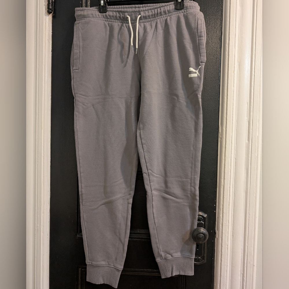 Puma Joggers Sweatpants Men's Gray
